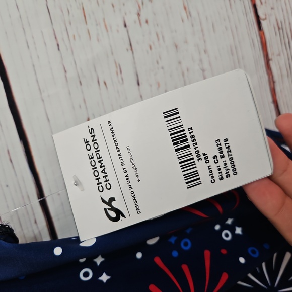 NWT Girls Child Small GK Elite Team USA Leotard - Picture 4 of 16